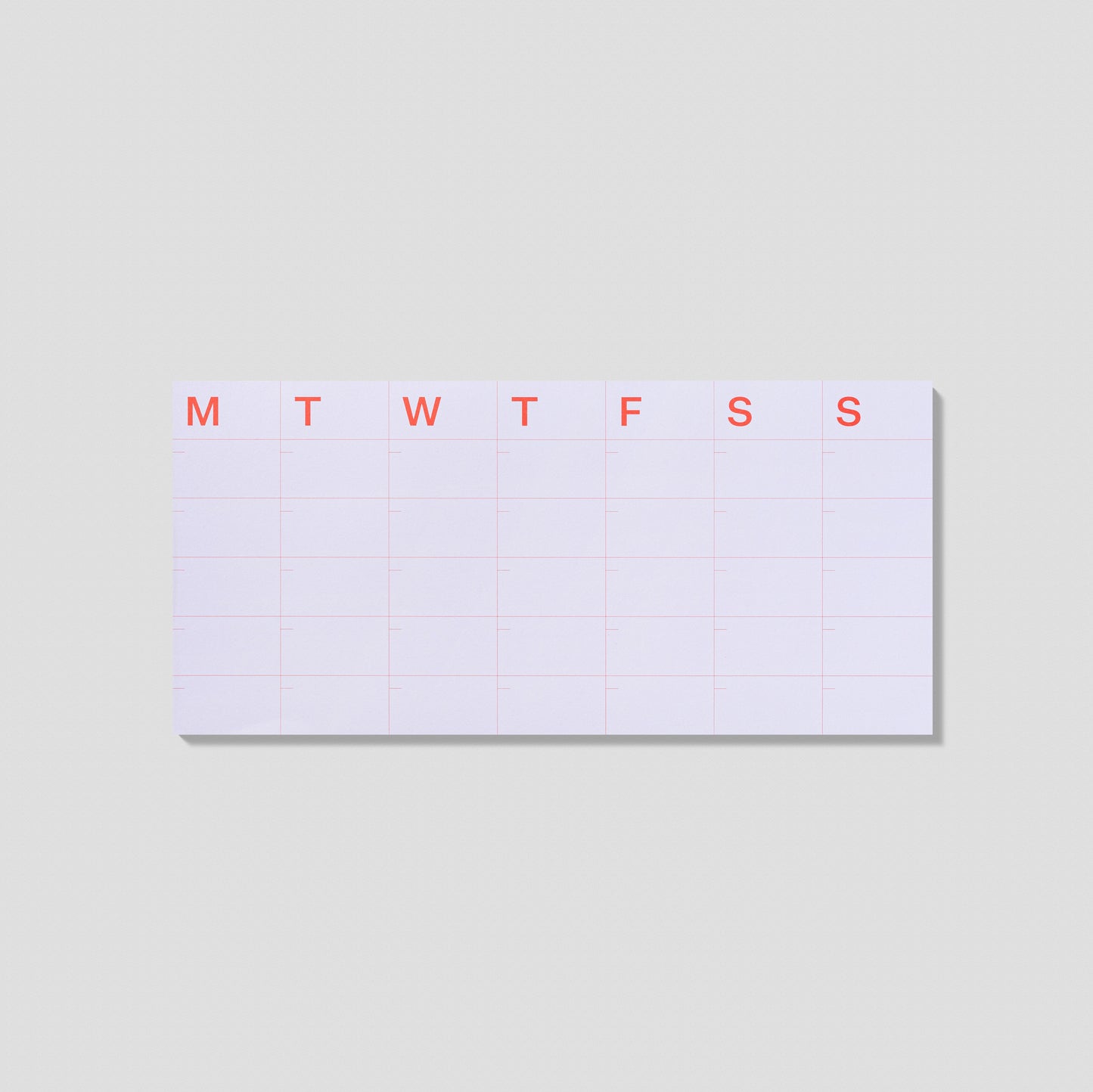 Undated Monthly Notepad